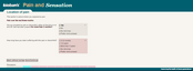 Preview of Online pain questionnaire screenshot C1-C2
