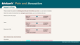 Preview of Online pain questionnaire screenshot G6e-G6g